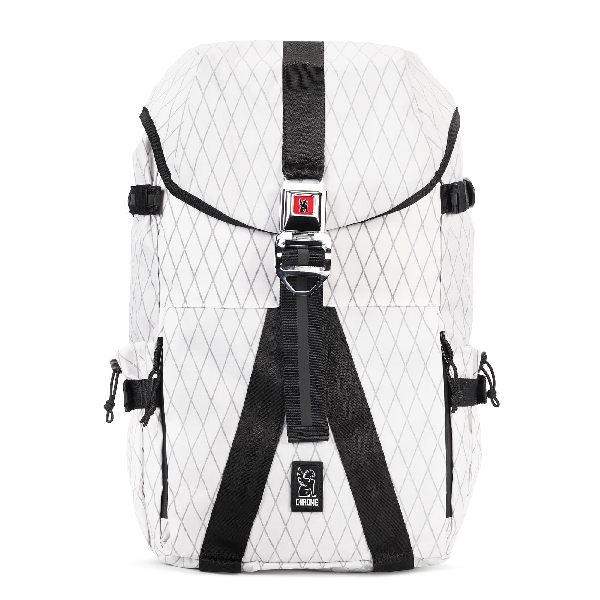 Tensile Ruckpack in white full on front view #color_white