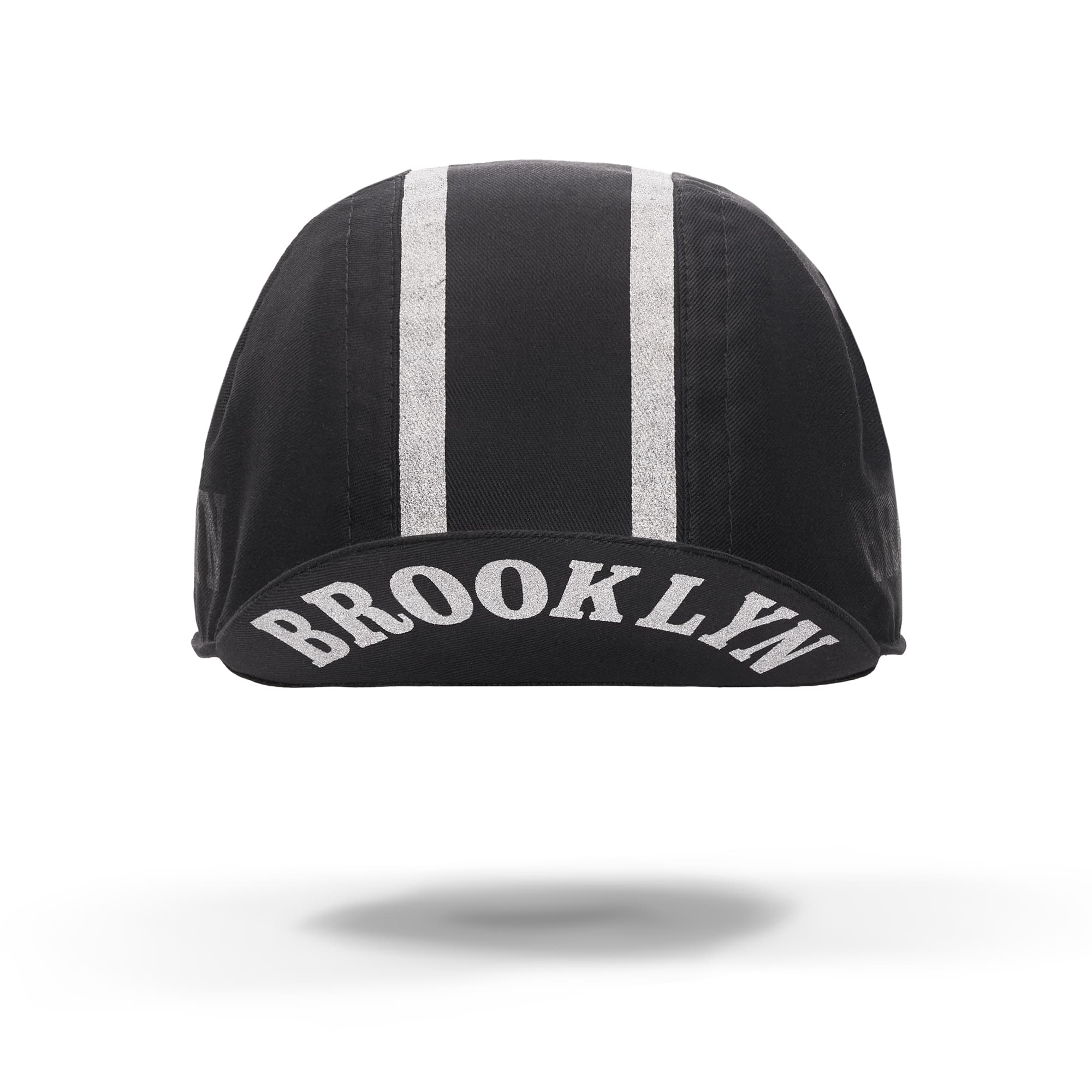 Chrome x Brooklyn Cycling Cap front view #color_black