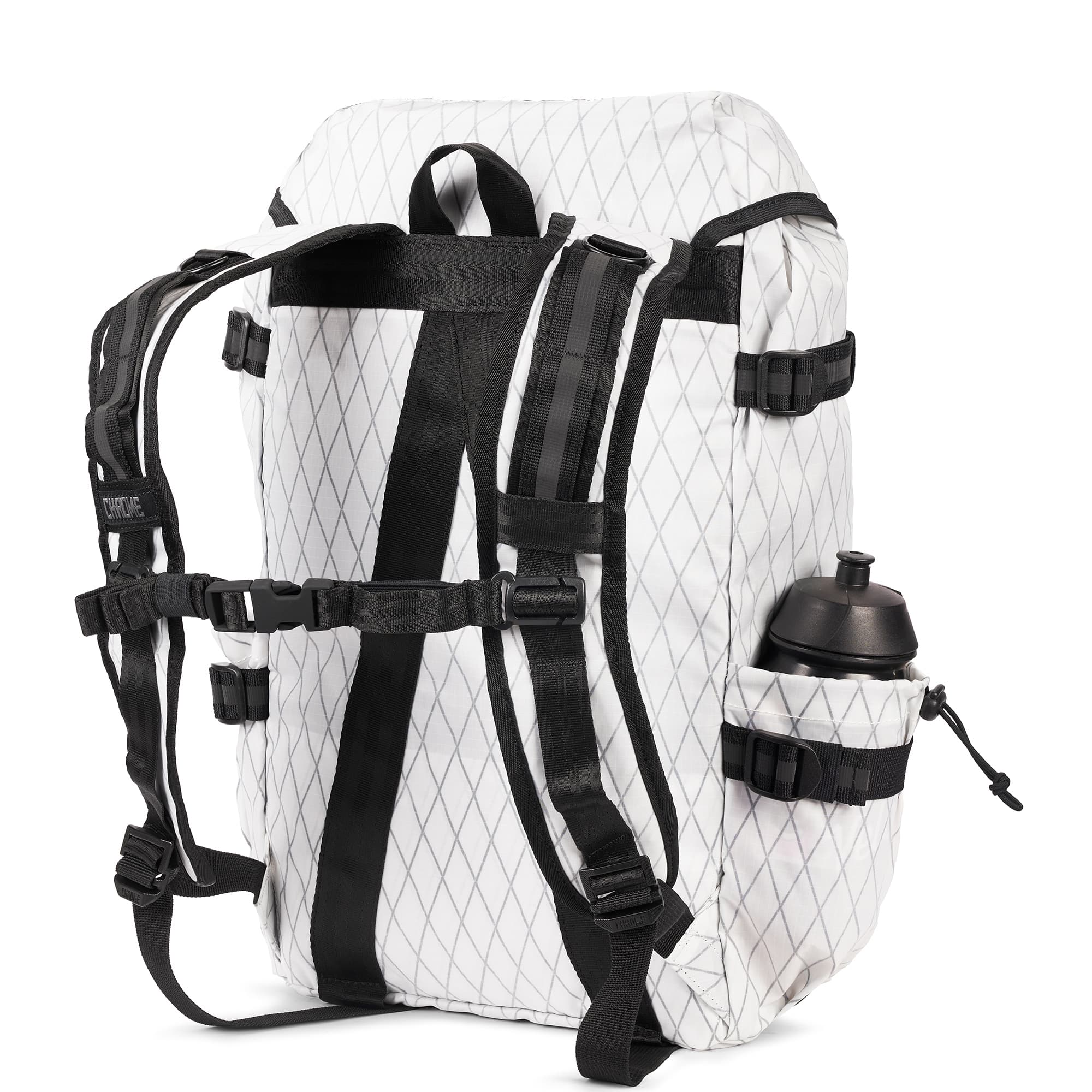 Tensile Ruckpack in white harness detail #color_white