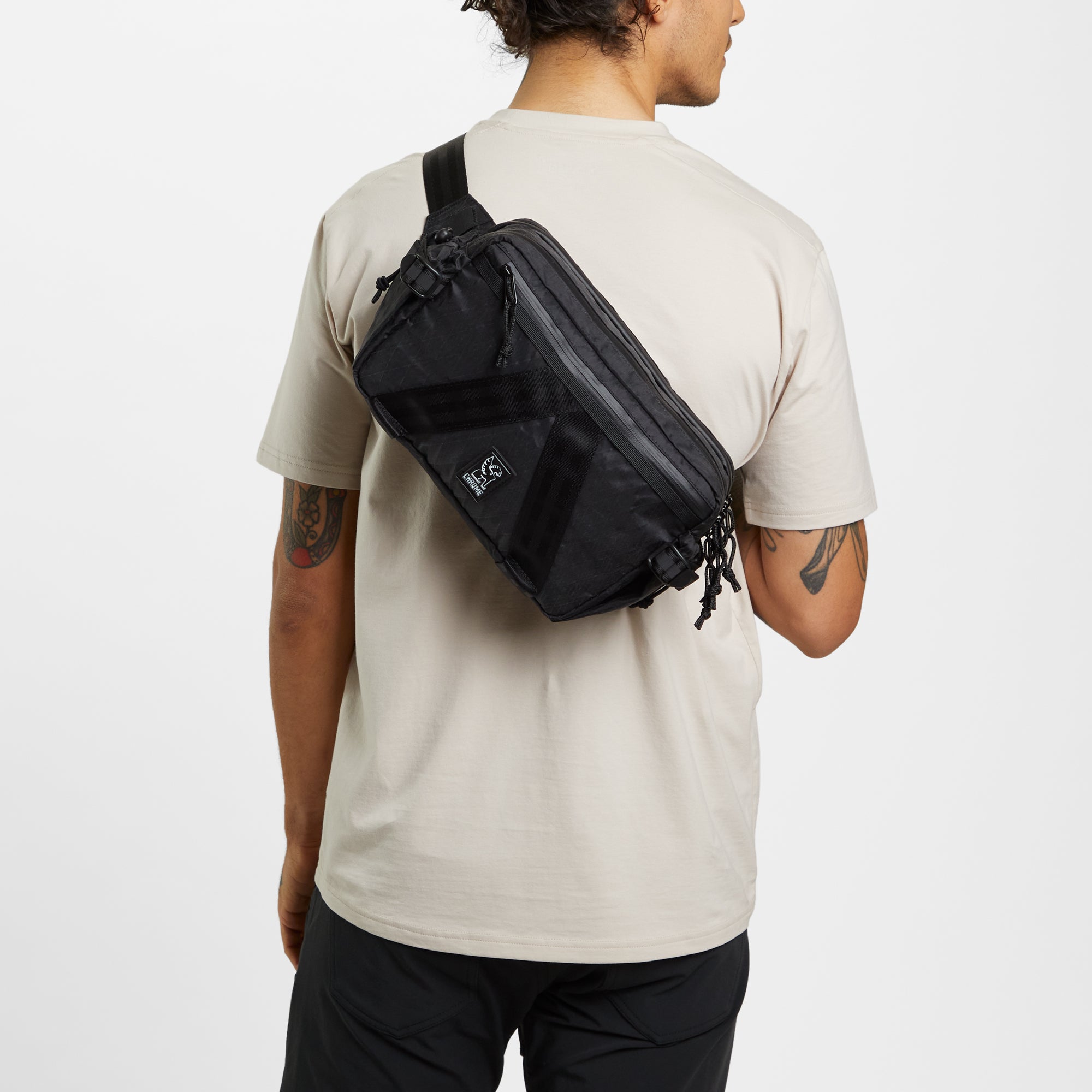 Tensile Hip Pack on a person back view